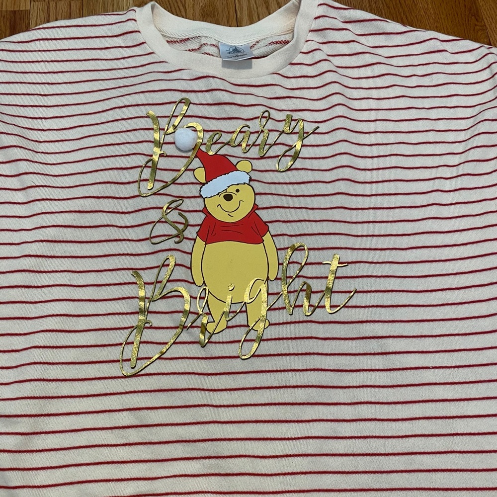 Disney Pooh Holiday Sweatshirt Women
